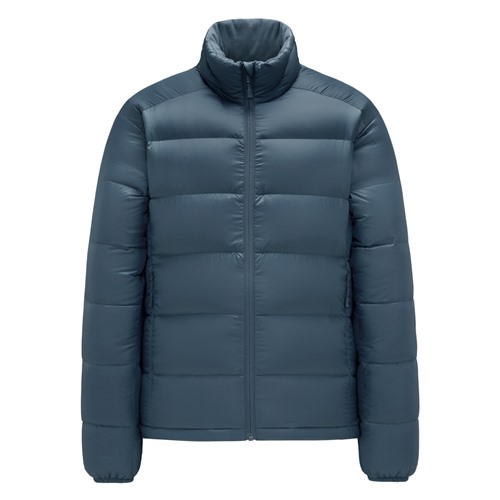 極暖羽絨立領外套-男