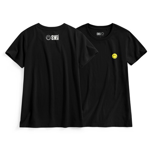 S.W.SMILEY®印花T恤-01-女