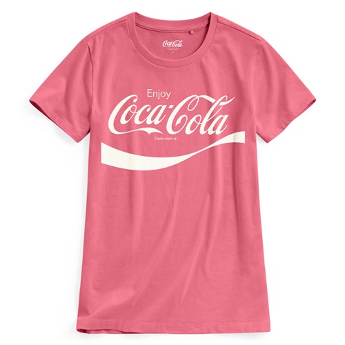 可口可樂印花T恤-08-女