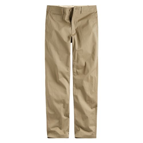 輕型彈性直筒卡其褲-男