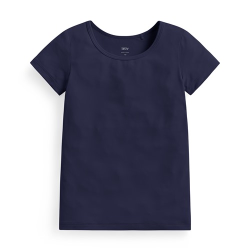 輕涼圓領短袖T恤-童