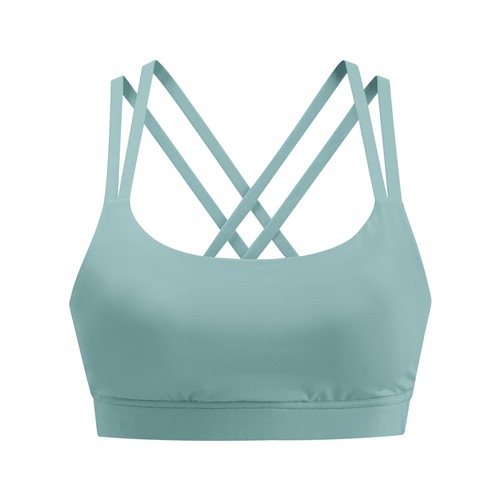 運動中度支撐交叉細肩帶Bra背心-女