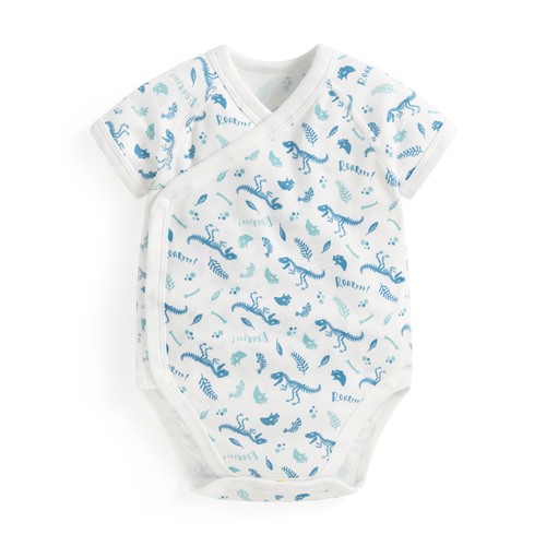 純棉羅紋恐龍印花包臀衣-Baby