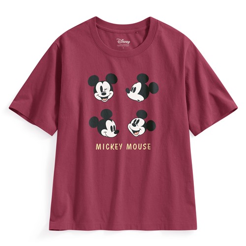 迪士尼系列寬版印花T恤-21-女