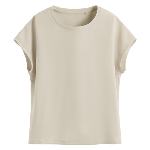 輕柔連袖寬版上衣-女