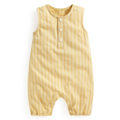 條紋印花無袖連身衣-Baby