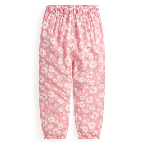 嫘縈印花束口褲-童