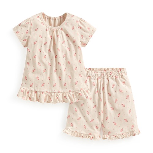 純棉雪糕印花荷葉造型家居套裝-童