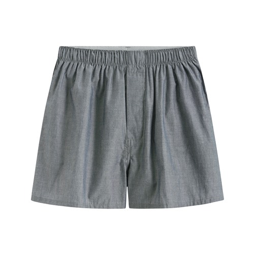 純棉素色四角褲-男