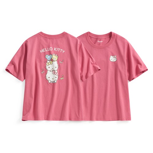 三麗鷗寬版印花T恤-10-女