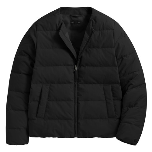 極暖羽絨無領外套-女