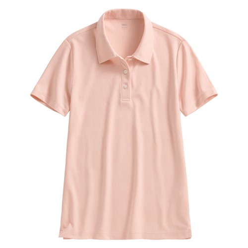 涼感網眼polo衫-女