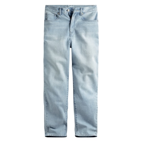 寬版男友風九分牛仔褲-女