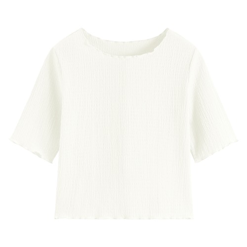 輕柔透膚上衣-女