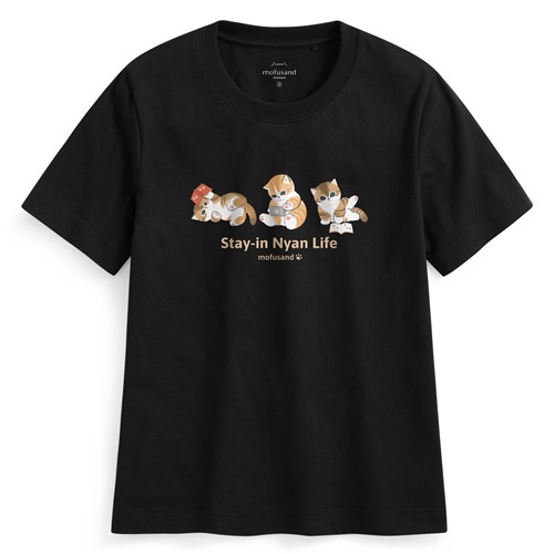 貓福珊迪厚版印花T恤-06-女