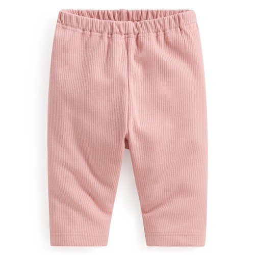 寬版羅紋七分內搭褲-Baby