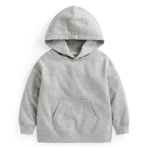毛圈寬版連帽衫-童