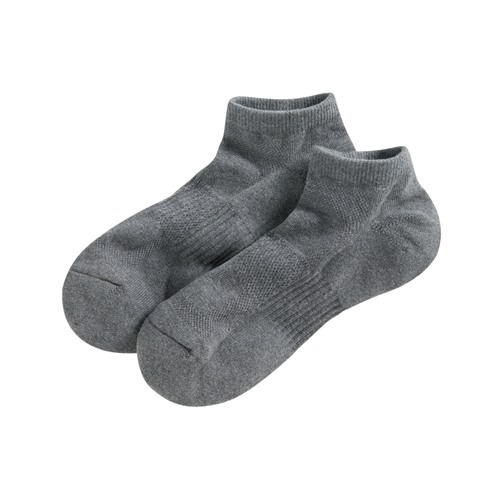 毛圈網眼踝襪-男