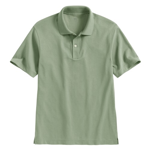 涼感網眼polo衫-男