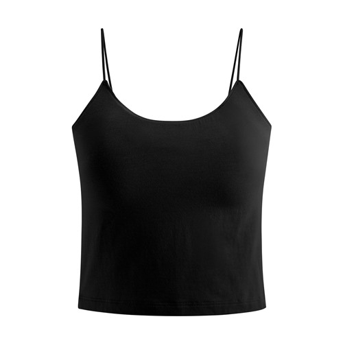 Bra大圓領中短版細肩帶-女