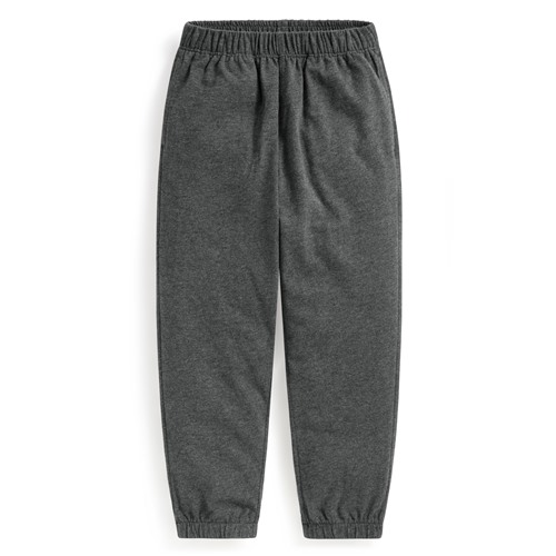 竹節棉束口褲-童