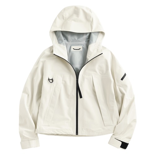 防水機能撞色寬版外套-女