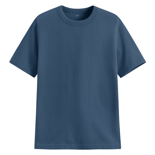 粗紡圓領T恤-男