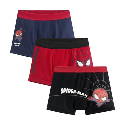 漫威系列網眼平口內褲(3入)-男童