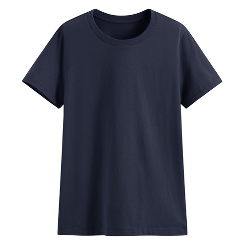 純棉圓領T恤-女