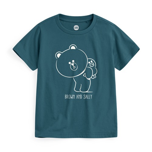 LINE FRIENDS印花T恤-01-童