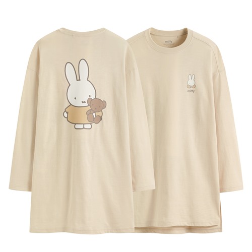 Miffy竹節棉長版上衣-女