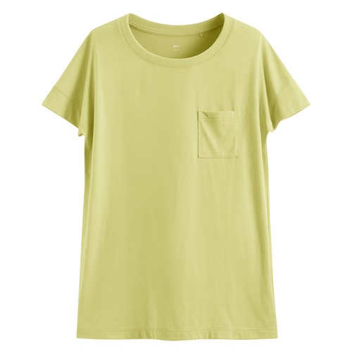 莫代爾口袋短袖T恤-女