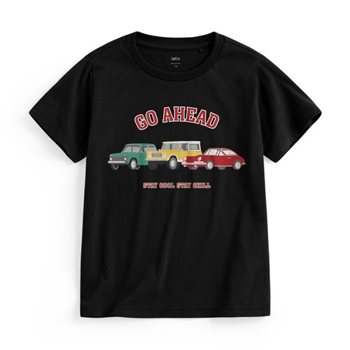 汽車印花T恤-童