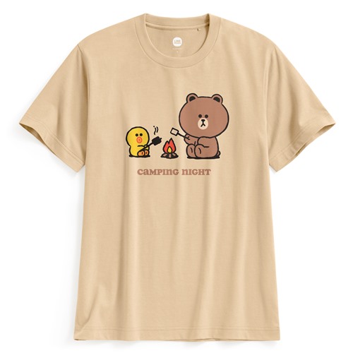 LINE FRIENDS印花T恤-02-男