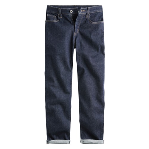 修身男友風九分牛仔褲-女