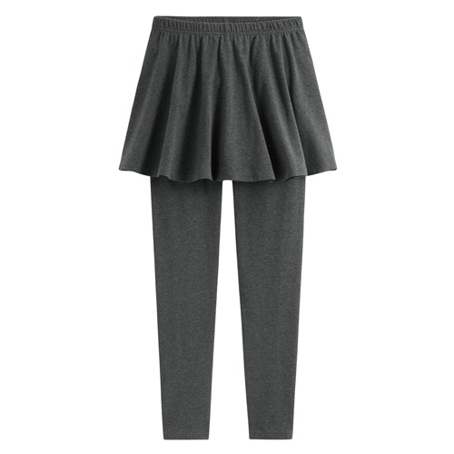 彈力假兩件內搭褲-女