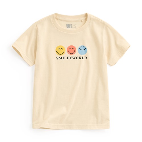 SmileyWorld®印花T恤-03-童