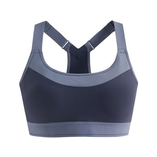 高度支撐背扣式配色Bra背心-女
