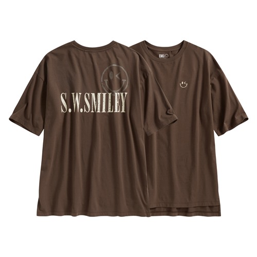 S.W.SMILEY®寬鬆長版T恤-女