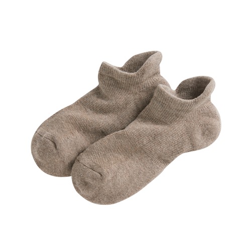 毛圈運動踝襪-女