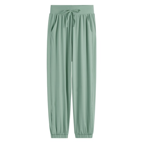 涼感輕薄束口褲-女