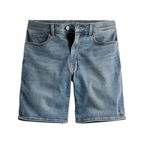 牛仔短褲-男