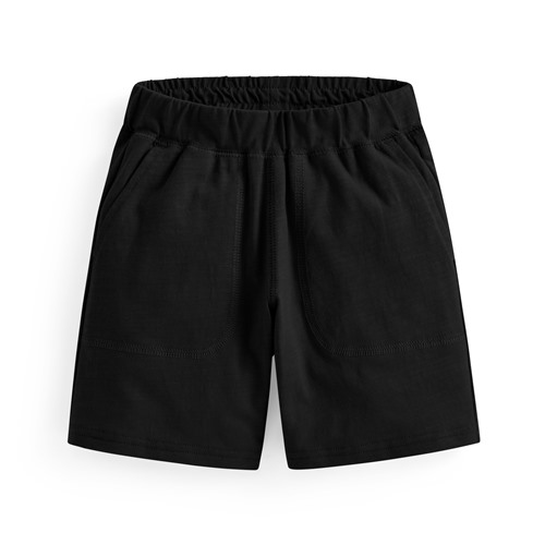 竹節棉口袋短褲-童