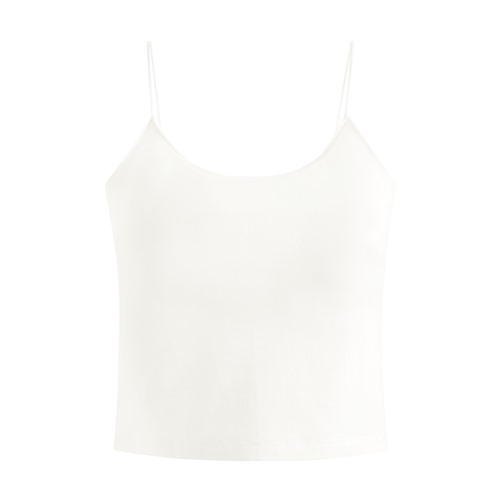 Bra大圓領中短版細肩帶-女