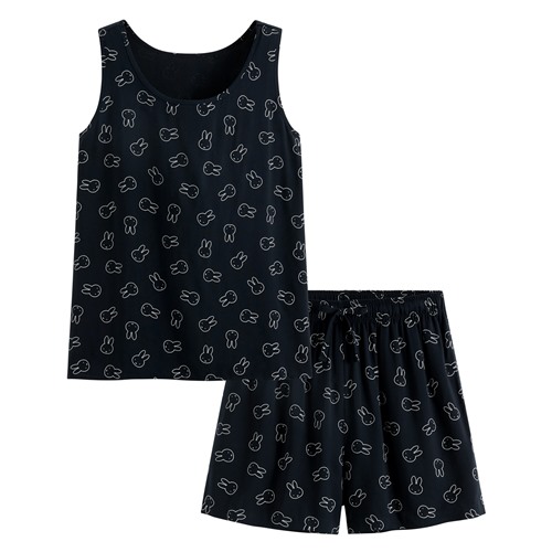 Miffy嫘縈印花背心家居套裝-女