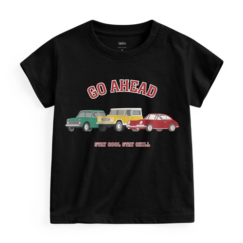 汽車印花T恤-Baby