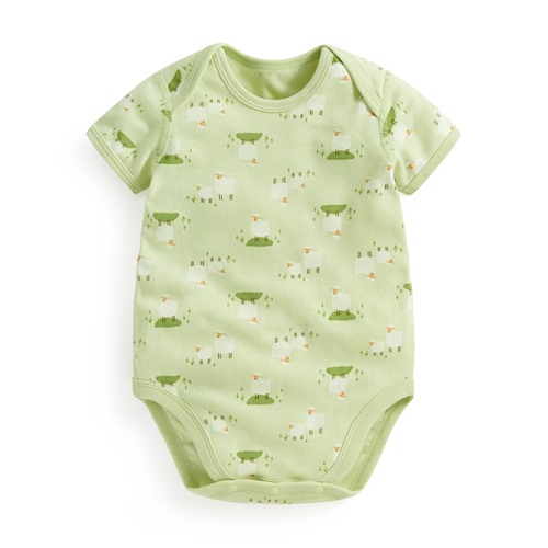 純棉羅紋動物印花包臀衣-Baby