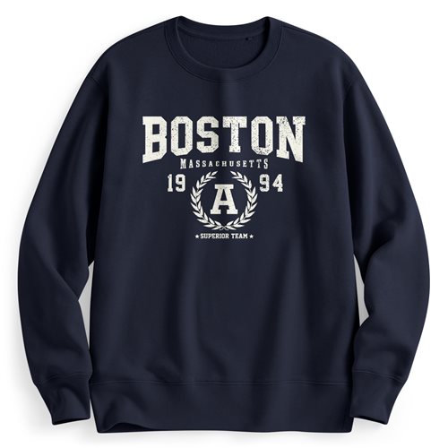 文字刷毛印花圓領衫-02-男