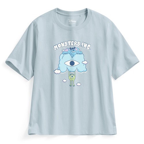 皮克斯系列寬版印花T恤-01-女