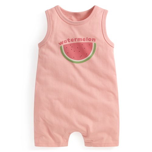 純棉水果印花無袖連身衣-Baby